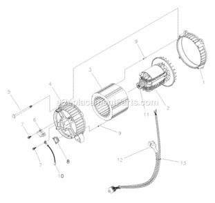 Alternator_200817 Diagram and Parts List for 030243-0  Briggs and Stratton Generator